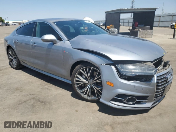 2017 Audi A7 Prestige with VIN WAU22AFC7HN060489, listed as a Copart auction lot 65634824 with 97,315 mi miles and Salvage Title. Bid and sale history available at carsss.com. Image 4.