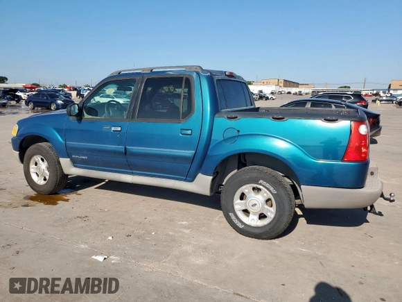 2001 Ford Explorer Sport Trac z VIN 1FMZU67E91UB98308, wystawiony jako Copart lot #58037835 z przebiegiem 163 398 mil mil oraz Czysty tytuł • Clean title. Historia ofert i sprzedaży dostępna na DreamBid. Obrazek 2.