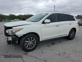 2015 Infiniti QX60 z VIN 5N1AL0MM4FC543136, wystawiony jako Copart lot #52168155 z przebiegiem 147 269 mil mil oraz Szkody całkowita. Historia ofert i sprzedaży dostępna na DreamBid. Obrazek 1.