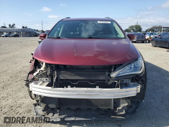 2018 Chrysler Pacifica Touring L with VIN 2C4RC1BGXJR118028, listed as a Copart auction lot 54763665 with 163,299 mi miles and Salvage Title. Bid and sale history available at DreamBid. Image 5.