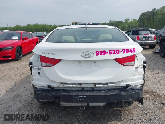 2011 Hyundai Elantra GLS with VIN 5NPDH4AE3BH033821, listed as a IAAI auction lot 42034422 with 222,069 mi miles. Bid and sale history available at carsss.com. Image 17.