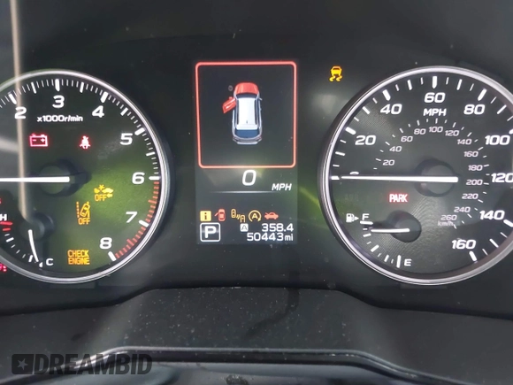 2022 Subaru Outback Premium with VIN 4S4BTADC5N3203624, listed as a IAAI auction lot 42047289 with 50,443 mi miles and . Bid and sale history available at DreamBid. Image 16.