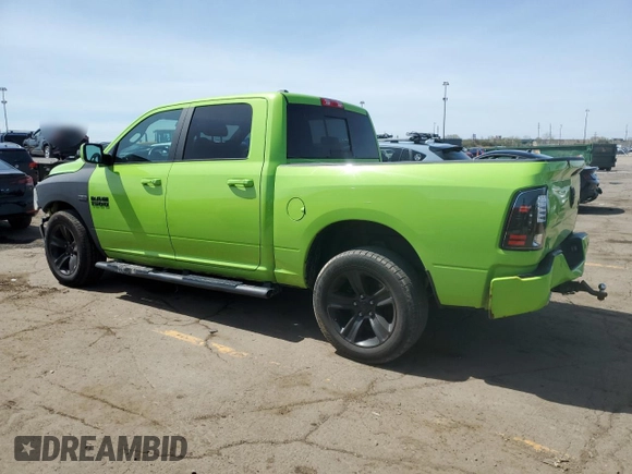 2017 Ram 1500 Sport with VIN 1C6RR7MT4HS786810, listed as a Copart auction lot 54756375 with 127,729 mi miles and Clean title. Bid and sale history available at DreamBid. Image 2.