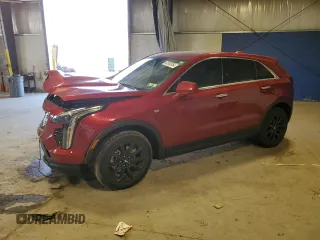 2021 Cadillac XT4 AWD Luxury with VIN 1GYFZBR44MF056778, listed as a Copart auction lot 80963854 with 32,069 mi miles and Salvage Title. Bid and sale history available at carsss.com. Image 1.