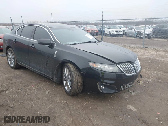 2010 Lincoln MKS w/EcoBoost with VIN 1LNHL9FT2AG610664, listed as a IAAI auction lot 41506926 with 156,756 mi miles. Bid and sale history available at carsss.com. Image 1.