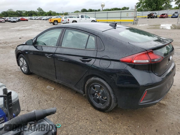 2019 Hyundai Ioniq Blue with VIN KMHC65LC7KU137684, listed as a Copart auction lot 58597025 with 53,010 mi miles and Salvage title. Bid and sale history available at DreamBid. Image 2.