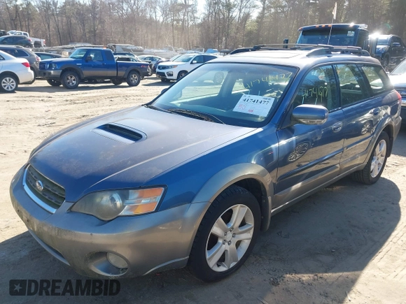 2005 Subaru Legacy Outback XT Limited with VIN 4S4BP67C554346628, listed as a IAAI auction lot 41741477 with 129,013 mi miles and . Bid and sale history available at DreamBid. Image 2.
