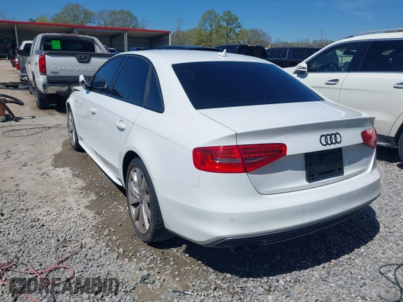 2016 Audi A4 Premium with VIN WAUAFAFLXGA012927, listed as a IAAI auction lot 41801153 with 131,660 mi miles. Bid and sale history available at carsss.com. Image 3.
