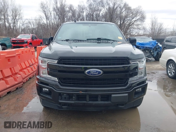 2020 Ford F-150 XL with VIN 1FTEW1E47LKD57237, listed as a IAAI auction lot 41525647 with 75,056 mi miles. Bid and sale history available at carsss.com. Image 12.