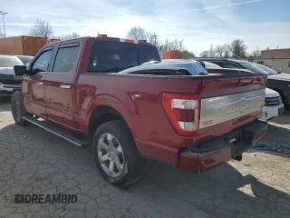 2023 Ford F-150 XL with VIN 1FTFW1E50PFB52208, listed as a Copart auction lot 88898035 with 25,327 mi miles and Salvage Title. Bid and sale history available at carsss.com. Image 2.
