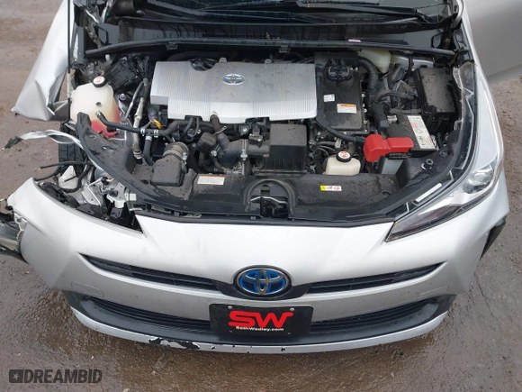 2019 Toyota Prius L Eco with VIN JTDKARFU3K3081100, listed as a IAAI auction lot 38896610 with 79,542 mi miles. Bid and sale history available at carsss.com. Image 10.