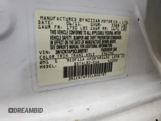 2012 Nissan Versa S with VIN 3N1CN7AP3CL800787, listed as a Copart auction lot 47553145 with 253,628 mi miles and Salvage Title. Bid and sale history available at carsss.com. Image 13.