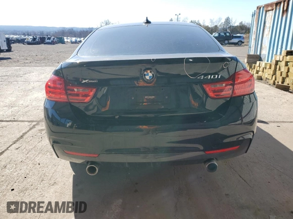 2017 BMW 4 Series 440i xDrive z VIN WBA4E5C31HG189585, wystawiony jako Copart lot #48384445 z przebiegiem Nie podano mil oraz Szkoda całkowita • Salvage title. Historia ofert i sprzedaży dostępna na DreamBid. Obrazek 6.
