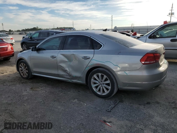 2013 Volkswagen Passat SEL Premium with VIN 1VWCH7A34DC039411, listed as a Copart auction lot 72908294 with 129,948 mi miles and Salvage Title. Bid and sale history available at carsss.com. Image 2.