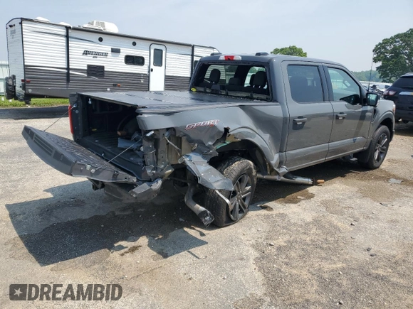 2021 Ford F-150 XL с VIN 1FTFW1E56MFC99418, выставлен на аукционе Copart как лот 59040165 с пробегом 19 909 миль миль и Списание • Salvage title. История ставок и продаж доступна на DreamBid. Изображение 3.