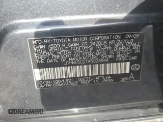 2010 Lexus IS 350 with VIN JTHBE5C21A5023844, listed as a Copart auction lot 45575085 with 138,172 mi miles and Salvage Title. Bid and sale history available at DreamBid. Image 12.