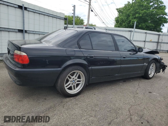 2001 BMW 7 Series 740iL с VIN WBAGH83441DP29873, выставлен на аукционе Copart как лот 55776295 с пробегом Не указан миль и Списание • Salvage title. История ставок и продаж доступна на DreamBid. Изображение 3.