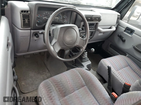 1998 Jeep Wrangler SE with VIN 1J4FY29P2WP776252, listed as a Copart auction lot 46415865 with 96,215 mi miles and Salvage Title. Bid and sale history available at carsss.com. Image 8.