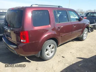 2009 Honda Pilot EX-L with VIN 5FNYF48549B004253, listed as a IAAI auction lot 41824973 with 199,828 mi miles. Bid and sale history available at carsss.com. Image 4.