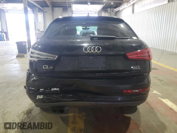 2016 Audi Q3 Premium Plus with VIN WA1EFCFS4GR024719, listed as a Copart auction lot 62001785 with 63,837 mi miles and Salvage title. Bid and sale history available at DreamBid. Image 6.