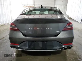 2023 Genesis G70 2.0T with VIN KMTG34TA9PU126959, listed as a Copart auction lot 51536965 with 39,127 mi miles and Non Repairable. Bid and sale history available at carsss.com. Image 6.