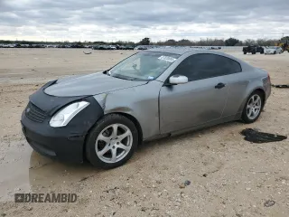 2004 Infiniti G35 Coupe w/Leather with VIN JNKCV54E34M801844, listed as a Copart auction lot 87820895 with 136,257 mi miles and Salvage Title. Bid and sale history available at carsss.com. Image 1.