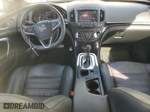 2015 Buick Regal GS with VIN 2G4GT5GX5F9227748, listed as a Copart auction lot 75596174 with 18,204 mi miles and Salvage Title. Bid and sale history available at DreamBid. Image 8.