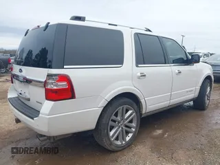 2016 Ford Expedition Platinum with VIN 1FMJU1MT8GEF06932, listed as a IAAI auction lot 41618770 with 188,611 mi miles and . Bid and sale history available at DreamBid. Image 4.