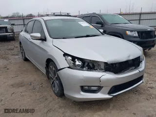 2014 Honda Accord Sedan Sport with VIN 1HGCR2F56EA231019, listed as a IAAI auction lot 41407505 with 134,273 mi miles. Bid and sale history available at carsss.com. Image 1.