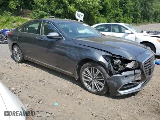 2019 Genesis G80 3.8L with VIN KMTFN4JE7KU310110, listed as a Copart auction lot 59879974 with 61,645 mi miles and Salvage Title. Bid and sale history available at carsss.com. Image 4.