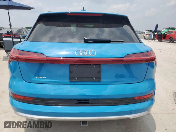 2019 Audi e-tron Prestige with VIN WA1VABGE1KB011946, listed as a Copart auction lot 56902655 with 43,898 mi miles and Salvage title. Bid and sale history available at DreamBid. Image 6.