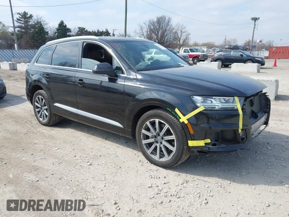 2019 Audi Q7 Premium Plus z VIN WA1LAAF71KD000972, wystawiony jako IAAI lot #42009446 z przebiegiem 37 237 mil mil oraz . Historia ofert i sprzedaży dostępna na DreamBid. Obrazek 1.
