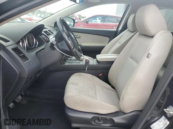 2015 Mazda CX-9 Sport with VIN JM3TB2BA5F0449957, listed as a Copart auction lot 52299825 with 105,017 mi miles and Salvage Title. Bid and sale history available at carsss.com. Image 7.