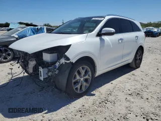 2017 Kia Sorento SX z VIN 5XYPK4A52HG307816, wystawiony jako Copart lot #50016905 z przebiegiem 68 253 mil mil oraz Szkoda całkowita • Salvage title. Historia ofert i sprzedaży dostępna na DreamBid. Obrazek 1.