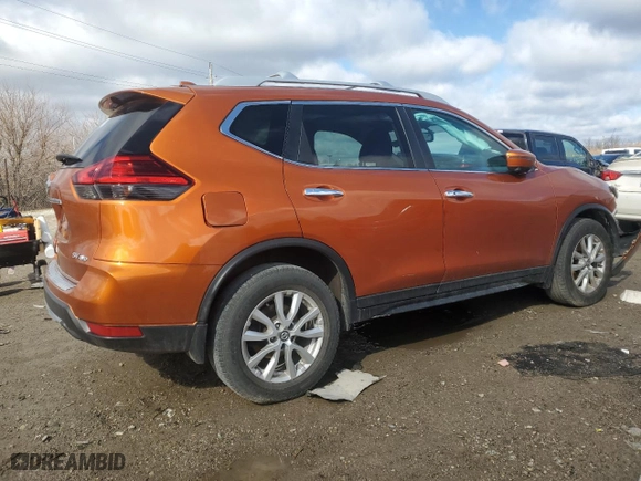 2017 Nissan Rogue SL with VIN 5N1AT2MV0HC751344, listed as a Copart auction lot 47810715 with 88,946 mi miles and Salvage Title. Bid and sale history available at carsss.com. Image 3.