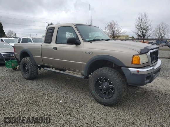 2004 Ford Ranger XL Fleet with VIN 1FTZR45E54TA13727, listed as a Copart auction lot 46517085 with 152,248 mi miles and Salvage Title. Bid and sale history available at DreamBid. Image 4.
