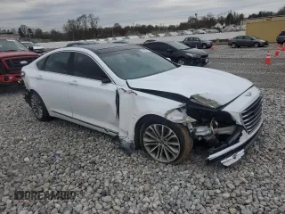 2015 Hyundai Genesis 3.8L with VIN KMHGN4JEXFU022957, listed as a Copart auction lot 49564814 with 117,387 mi miles. Bid and sale history available at carsss.com. Image 4.