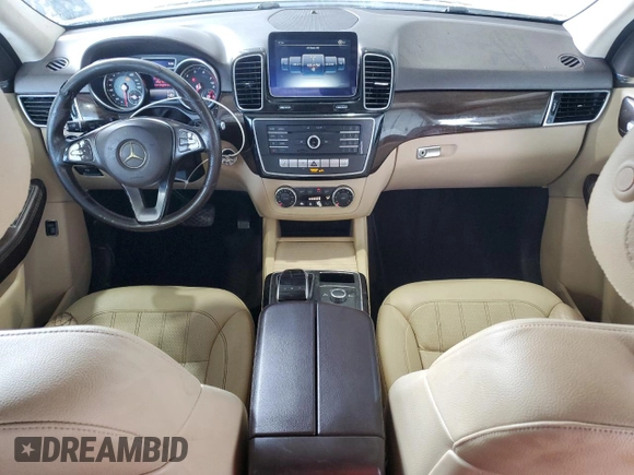 2017 Mercedes-Benz GLE 350 with VIN 4JGDA5JBXHA958446, listed as a Copart auction lot 61852755 with 157,812 mi miles and Salvage title. Bid and sale history available at DreamBid. Image 8.