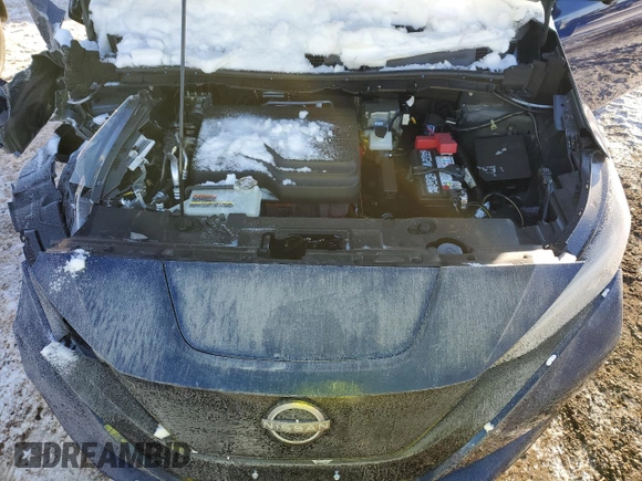 2025 Nissan LEAF SV Plus with VIN 1N4CZ1CV8SC559142, listed as a Copart auction lot 89408495 with 2,213 mi miles and Salvage Title. Bid and sale history available at carsss.com. Image 11.