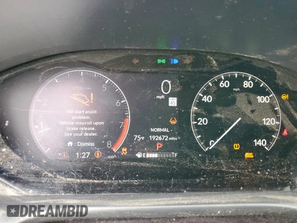 2023 Honda HR-V LX with VIN 3CZRZ1H34PM704706, listed as a Copart auction lot 51579045 with 192,672 mi miles and Salvage title. Bid and sale history available at DreamBid. Image 9.