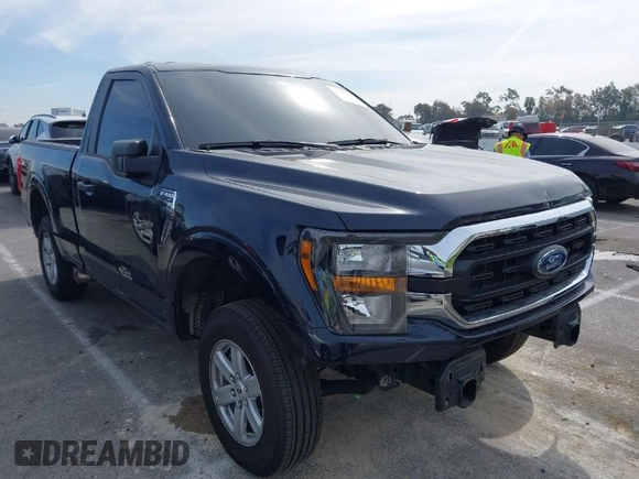 2023 Ford F-150 XL with VIN 1FTMF1C52PKG05729, listed as a IAAI auction lot 41685994 with 12,805 mi miles and . Bid and sale history available at carsss.com. Image 1.