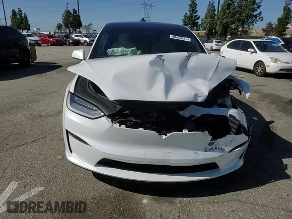 2023 Tesla Model X with VIN 7SAXCDE52PF378496, listed as a Copart auction lot 49455825 with Not Provided miles and Salvage Title. Bid and sale history available at DreamBid. Image 12.