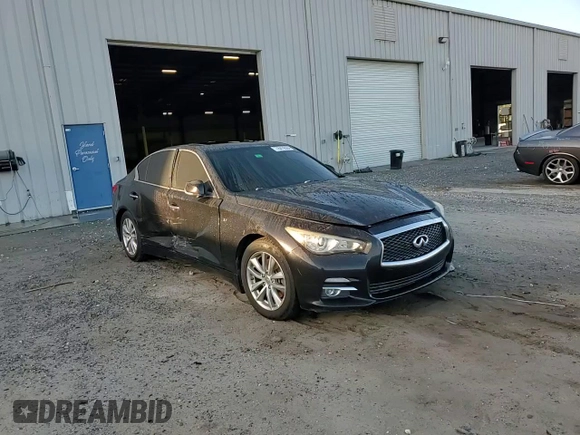 2014 Infiniti Q50 z VIN JN1BV7AP2EM672854, wystawiony jako Copart lot #78478594 z przebiegiem 122 796 mil mil oraz Szkoda całkowita • Salvage title. Historia ofert i sprzedaży dostępna na DreamBid. Obrazek 11.