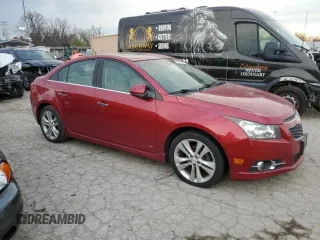 2011 Chevrolet Cruze LTZ with VIN 1G1PH5S97B7179964, listed as a Copart auction lot 52368705 with 147,740 mi miles and Non Repairable. Bid and sale history available at DreamBid. Image 4.