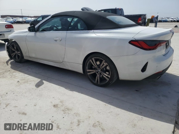 2021 BMW 4 Series 430i with VIN WBA23AT08MCG90733, listed as a Copart auction lot 47617915 with 18,904 mi miles and Salvage title. Bid and sale history available at DreamBid. Image 2.