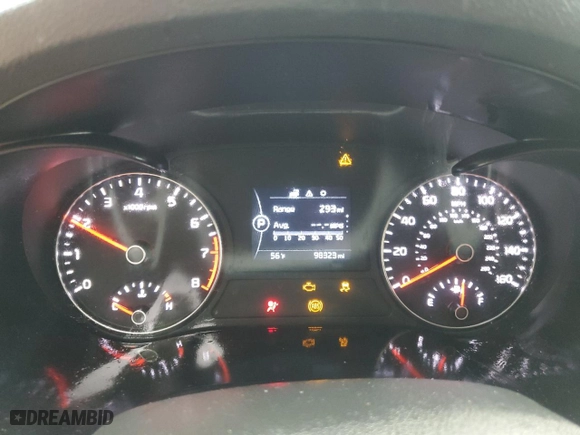 2018 Kia Optima LX with VIN 5XXGT4L38JG183621, listed as a Copart auction lot 42087775 with 98,323 mi miles and Salvage Title. Bid and sale history available at carsss.com. Image 9.