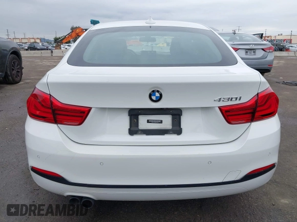 2019 BMW 4 Series 430i with VIN WBA4J1C57KBM17793, listed as a IAAI auction lot 41773832 with 78,110 mi miles. Bid and sale history available at carsss.com. Image 17.