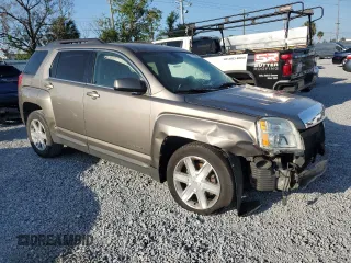 2011 GMC Terrain SLT-1 with VIN 2CTALUEC9B6456471, listed as a Copart auction lot 51614855 with 186,307 mi miles and Salvage Title. Bid and sale history available at carsss.com. Image 4.