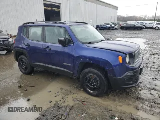 2018 Jeep Renegade Sport with VIN ZACCJBAH4JPH14249, listed as a Copart auction lot 52850475 with 82,891 mi miles and Clean Title. Bid and sale history available at carsss.com. Image 4.
