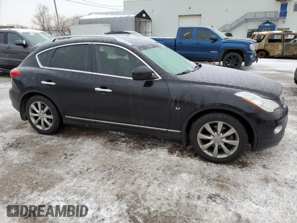 2014 Infiniti QX50 Journey with VIN JN1BJ0HRXEM191843, listed as a Copart auction lot 88036175 with 159,949 mi miles and Salvage Title. Bid and sale history available at carsss.com. Image 4.